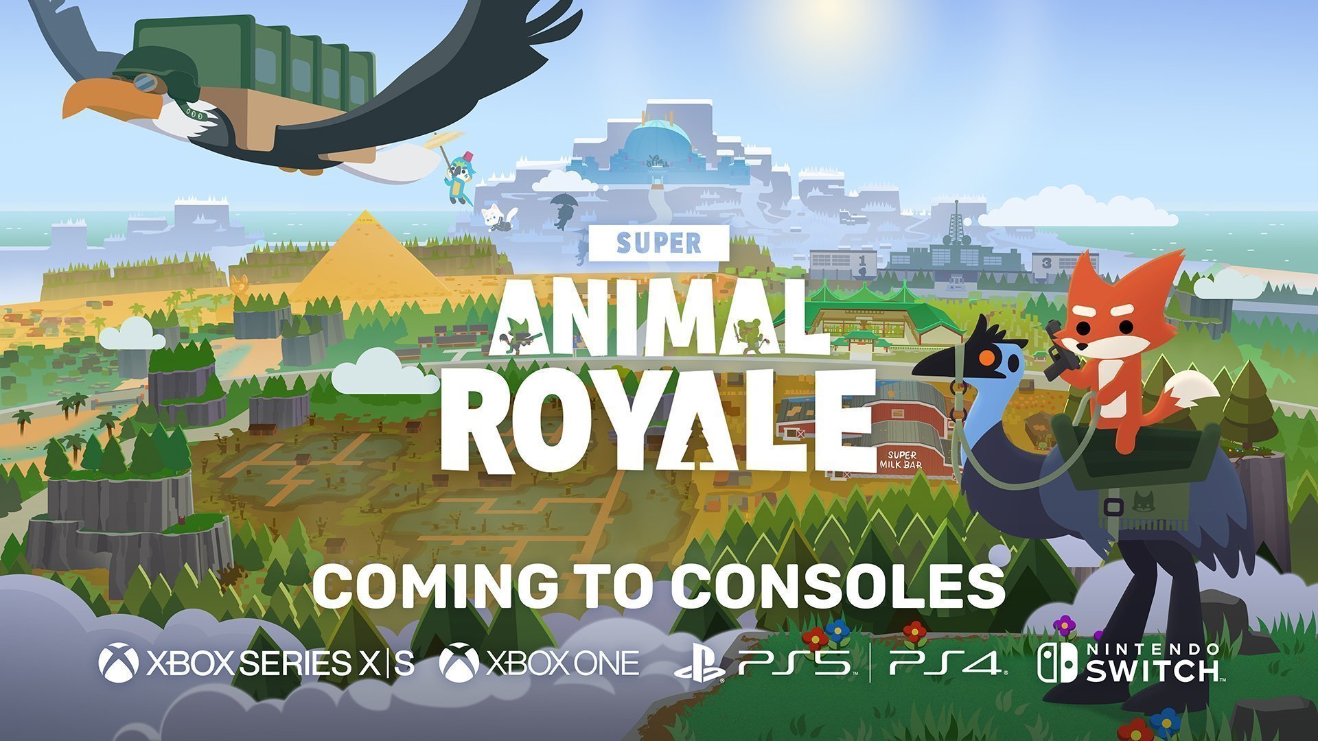 Super Animal Royale выйдет на консолях. Это бесплатная двухмерная  королевская битва с животными - Игровые новости - Форум PlayStation