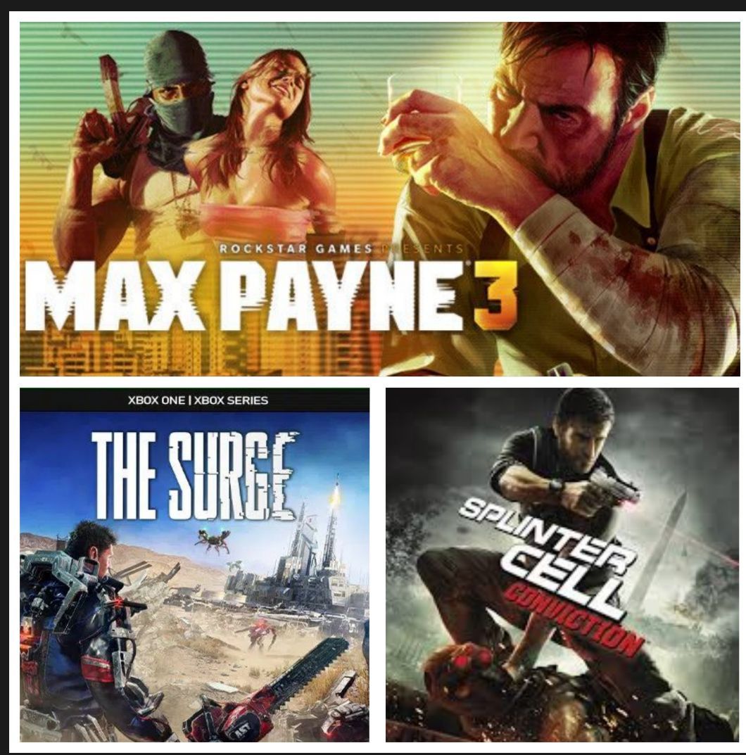 Подробнее о "Xbox one/series aккаунт з іграми: Surge, Max Payne 3, Splinter cell Convi"