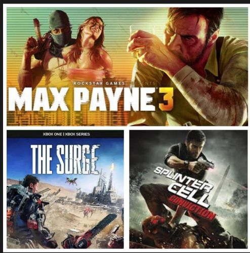 Подробнее о "Xbox one/series aккаунт з іграми: Surge, Max Payne 3, Splinter cell"