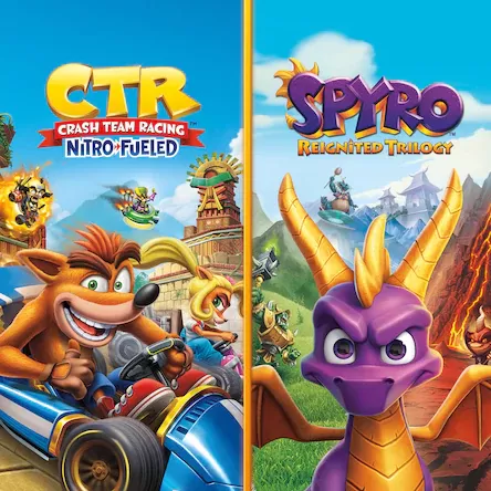 Подробнее о "Crash Team Racing Nitro-Fueled + Spyro Game Bundle / П2 PS4 и PS5 / 195266"