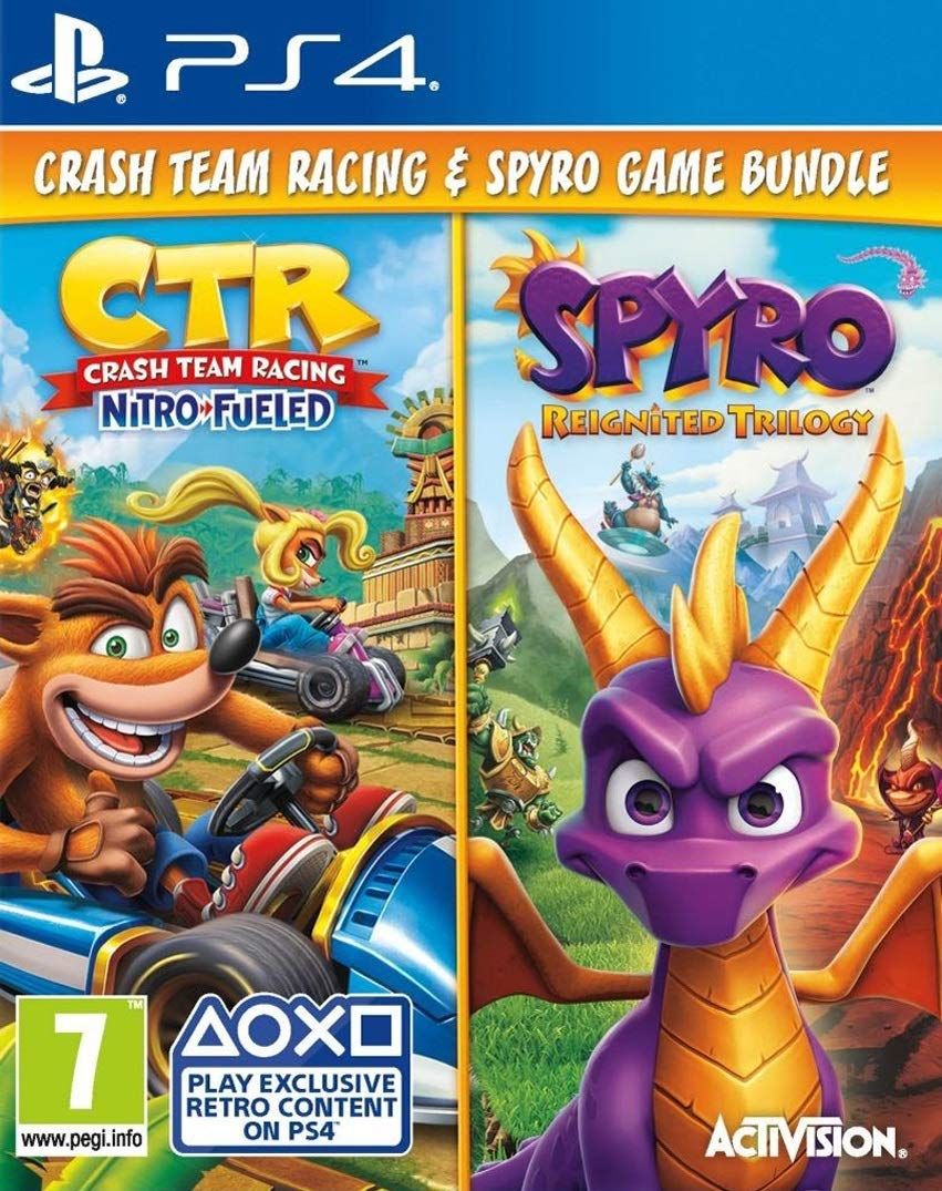 Подробнее о "Spyro Trilogy + Crash Team Racing /П2/195162"