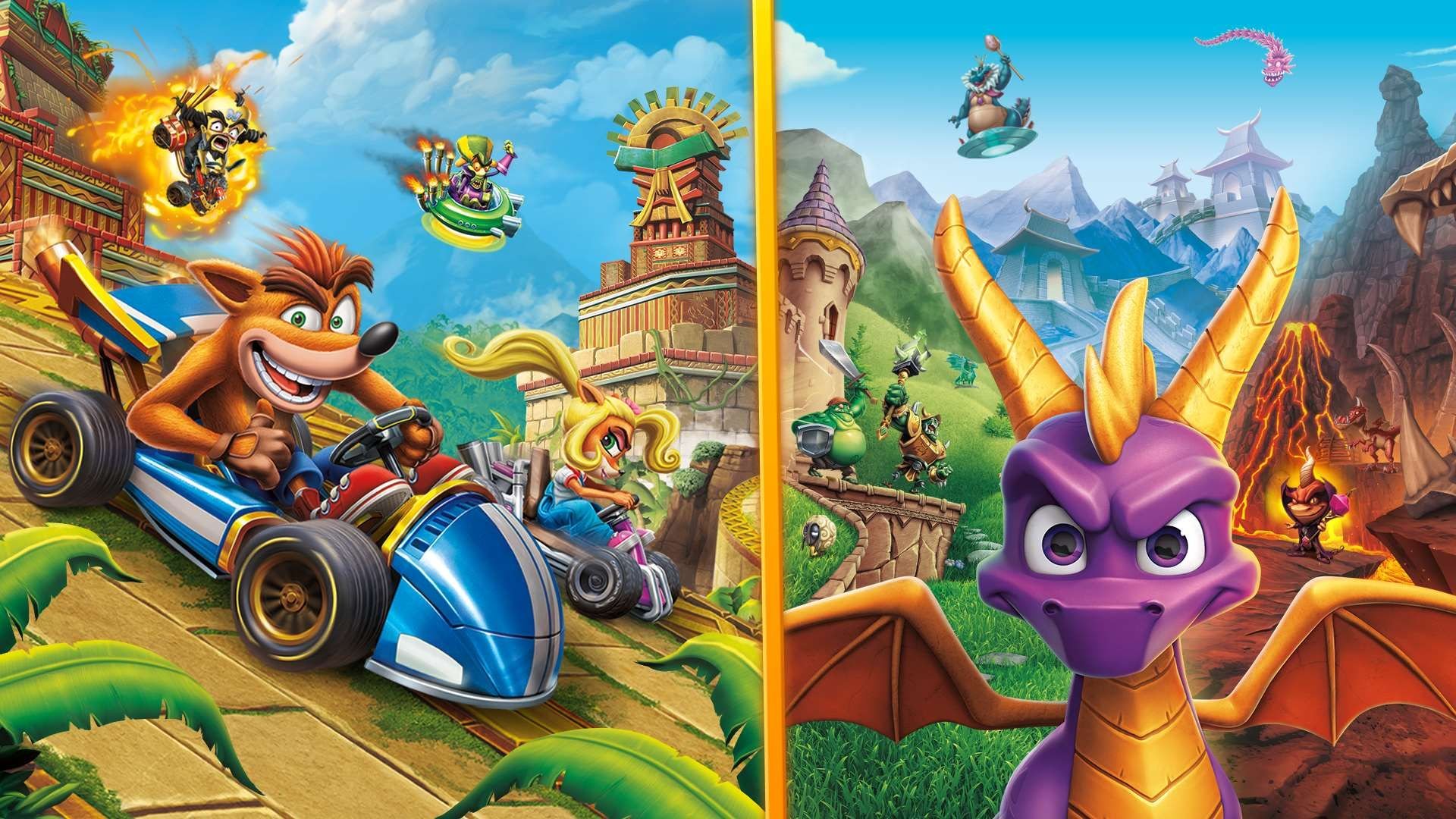 Подробнее о "Crash Team Racing Nitro-Fueled + Spyro Game Bundle / П3 PS4 и PS5 / 195266"