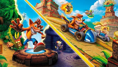 Подробнее о "Crash Bandicoot Bundle - N. Sane Trilogy + CTR Nitro-Fueled / П3 PS4 и PS5 / 198014"