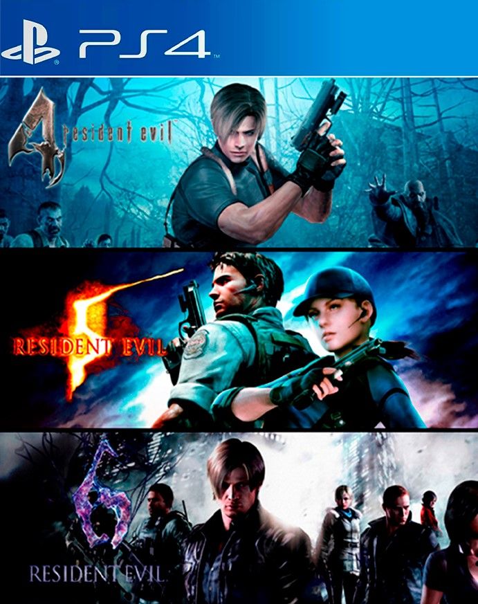 Подробнее о "Resident Evil Triple Pack 4/5/6 П2/ 107261 / PS4-PS5"