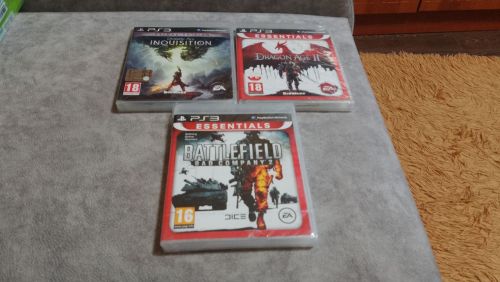 Подробнее о "PS3 Battlefield: Bad Company 2. Essentials , Dragon Age 2. Essentials, Dragon Age Inquisition. Deluxe Edition  - новые диски"