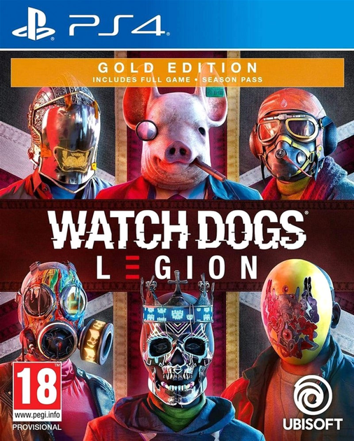 Подробнее о "Watch Dogs: Legion Gold Edition П3 в Базе 193617 (PS4 & PS5) + Watch Dogs Completed Edition"