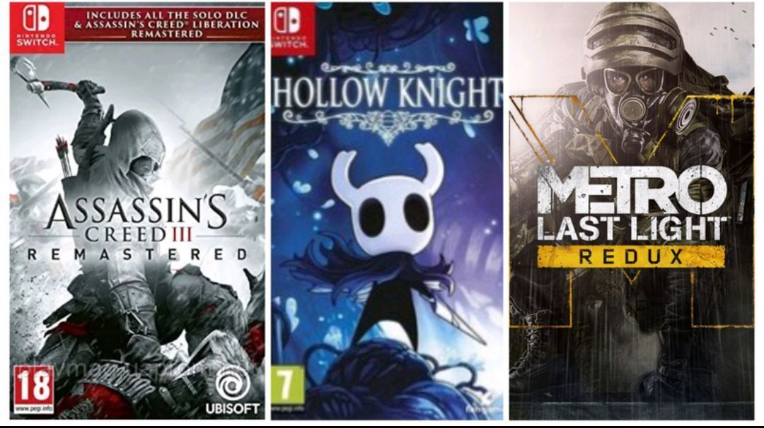 Подробнее о "Nintendo switch Assassin's creed lll remastered, Bioshock infinity, Metro last light redux, Hollow Knight"