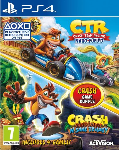 Подробнее о "200387 / Crash Bandicoot Bundle - N. Sane Trilogy + CTR Nitro-Fueled / П2"